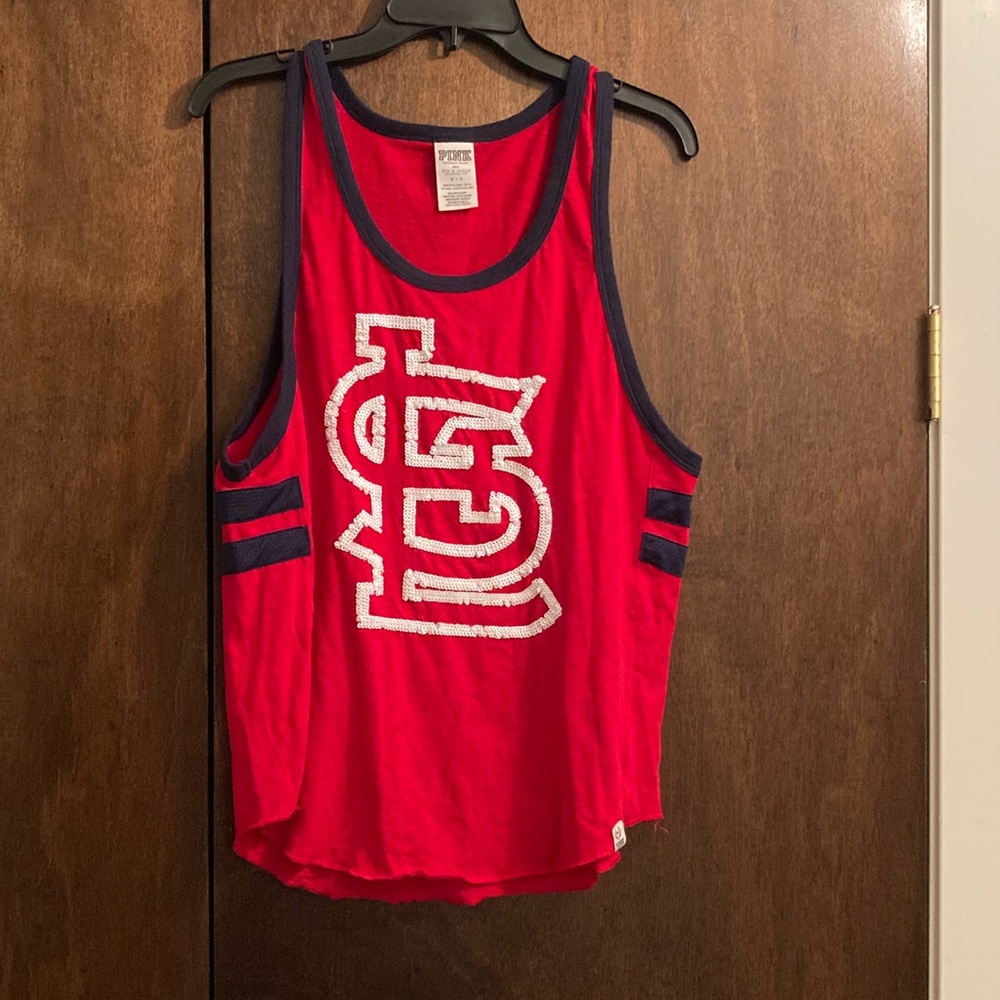PINK Victoria's Secret Red Tank St. Louis Cardinals